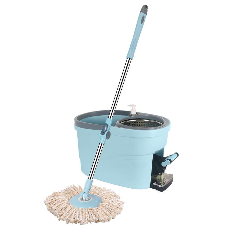Magic Pedal Dust Spin Magic Floor Mop Fabricantes 360 Piso de limpieza con cubo Mop